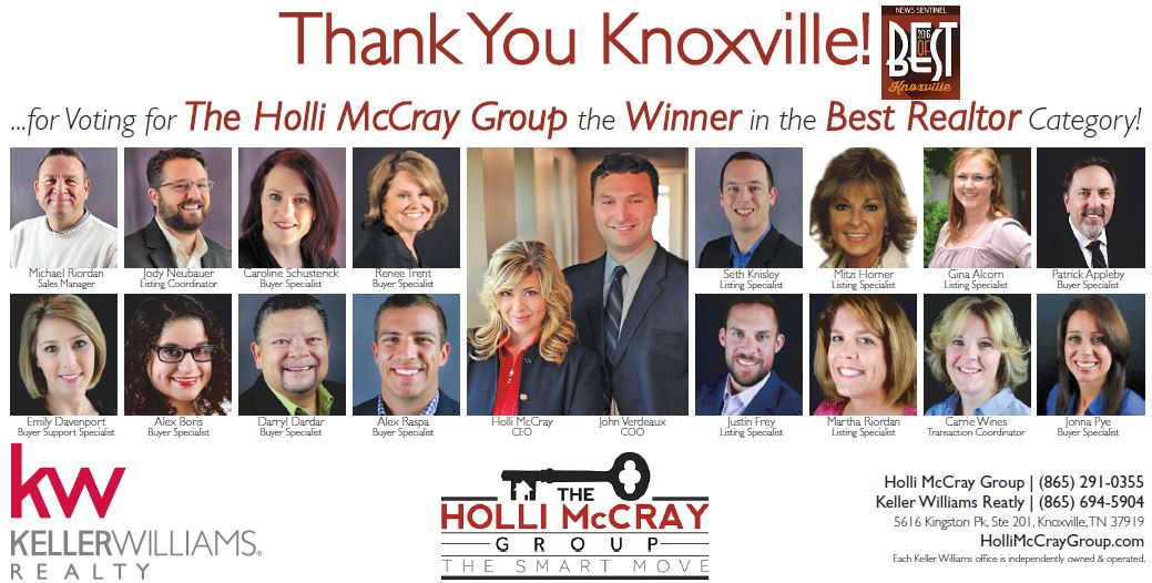 The Holli McCray Group - News Sentinel Best of Knoxville 2016
