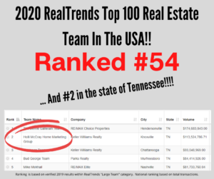 HMG RealTrends Rankings 2020
